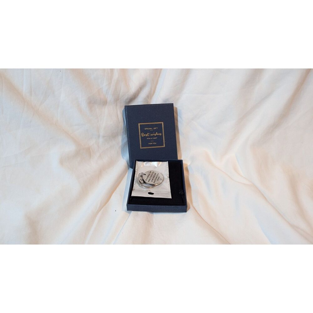 Dad Keychain Gift – “Everything I Am I Owe to You” – Father Present